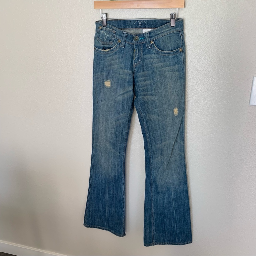 Petrol “Maria” boho flare jeans size 25